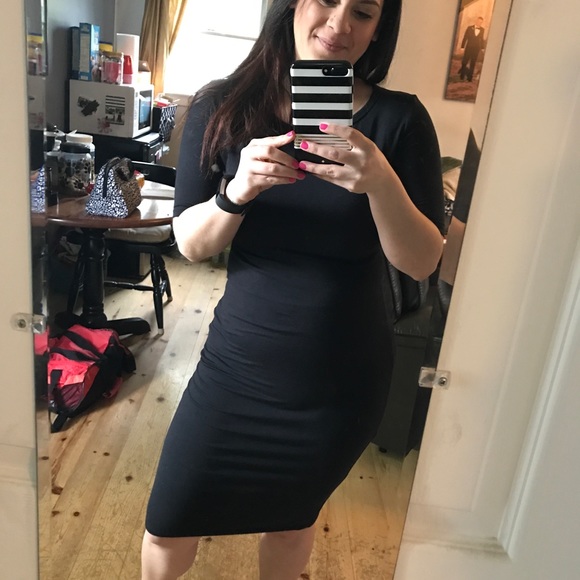 Small Black LuLaRoe Julia Dress - Picture 3 of 5